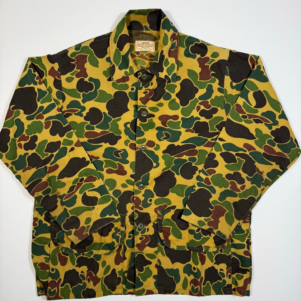 Vintage‎ Saftbak Duck Camo Hunting Jacket USA Made Field Coat